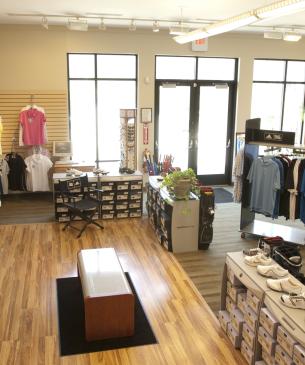 Golf shop interior